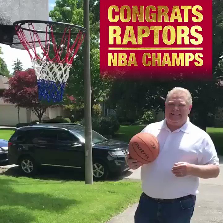 Congrats to the Toronto @Raptors for bringing an NBA Championship home and making Canada proud! #WeTheNorth
