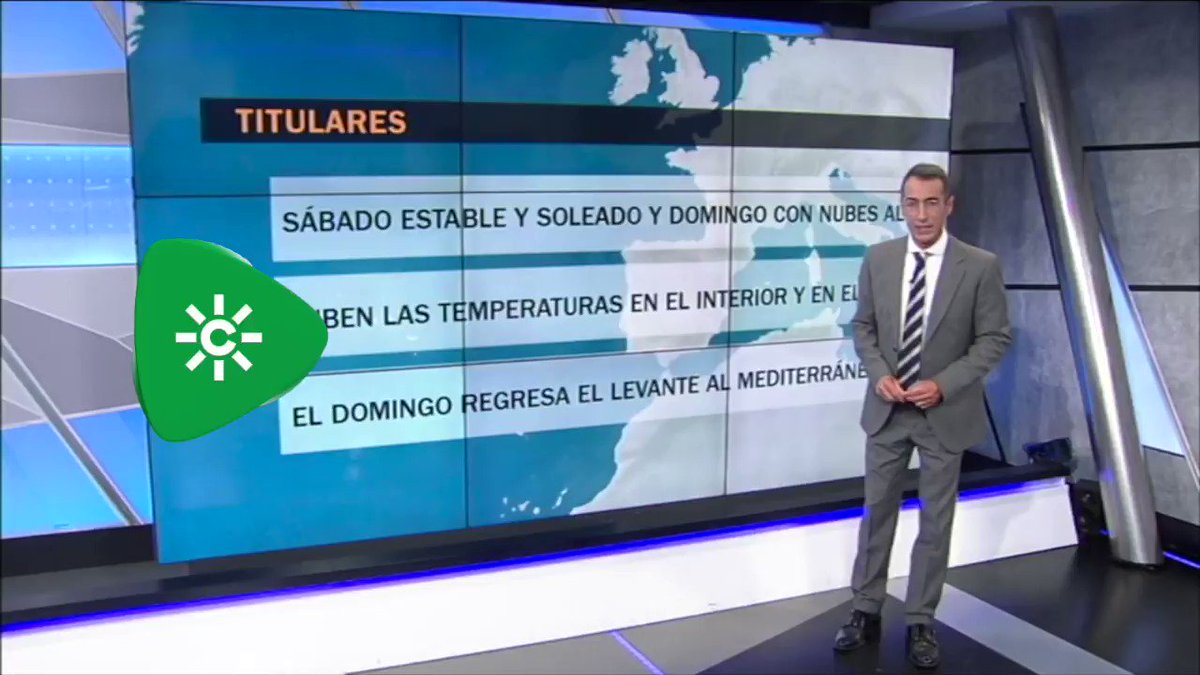 Suben las temperaturas para este fin de semana | #ElTiempo, en #CanalSurTV 🌞🌤️🌦️🌧️❄️ Previsión completa ▶️ http://csur.red/NHDx50uEFTi #FelizSábado