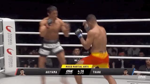 An action-packed @ONEChampionship debut for 'Sexyama' (@akiyamayoshihir) ended in defeat by #AgilanThani in China. The 43-year-old Japanese-Korean star proved he could still mix it at the top with some incredible judo skills! What next for Sexyama? #ONEChampionship #MMA #FPMMA