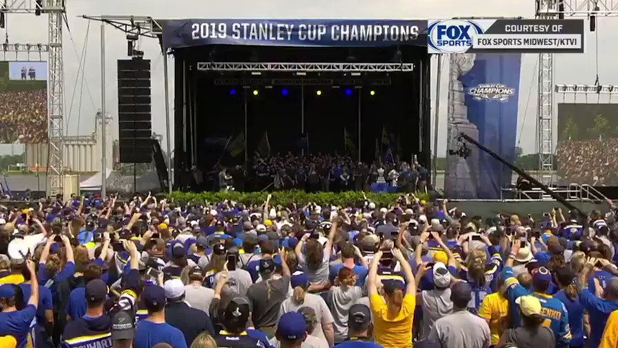 RT @NHL: Your 2019 #StanleyCup champions, the @StLouisBlues! https://t.co/7U5BPdPIj6