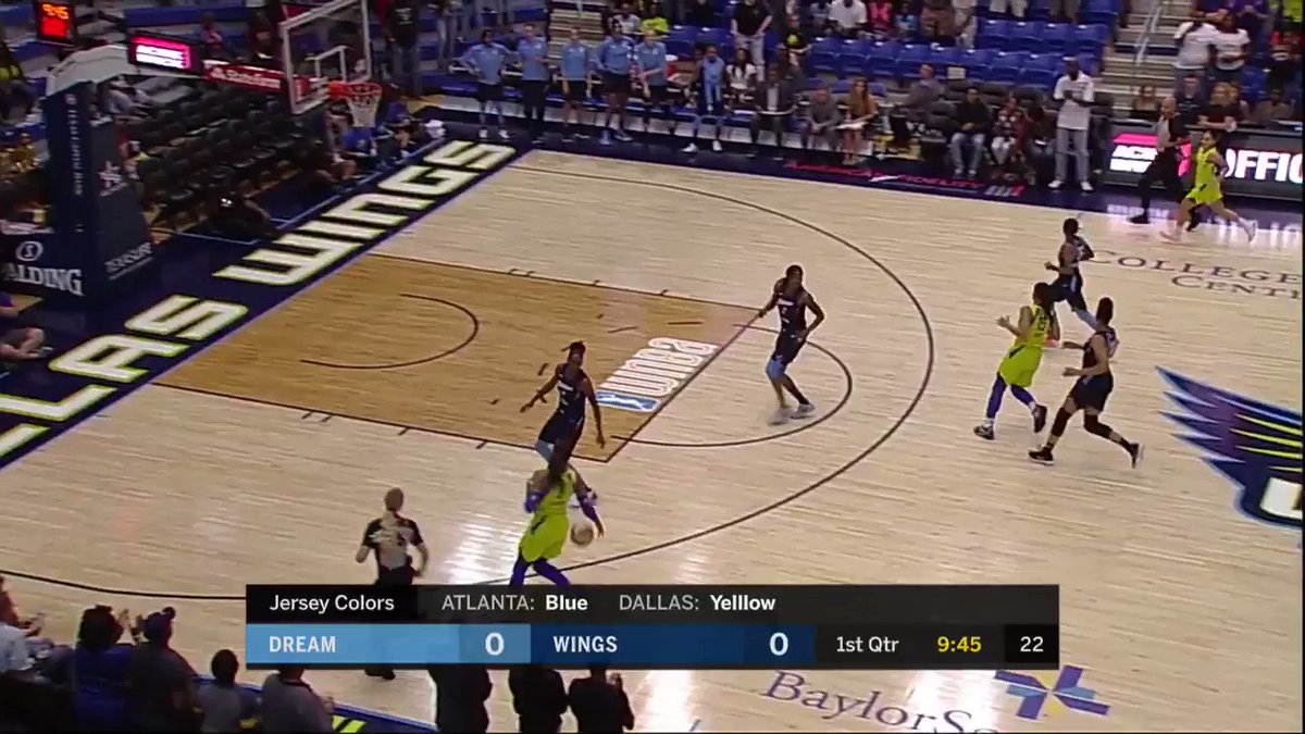 Dynamic duo performance in Dallas by the @Graytness_15 (16 PTS, 8 REB) and @Arike_O (17 PTS), helping the @DallasWings notched their first win this season. #WatchMeWork