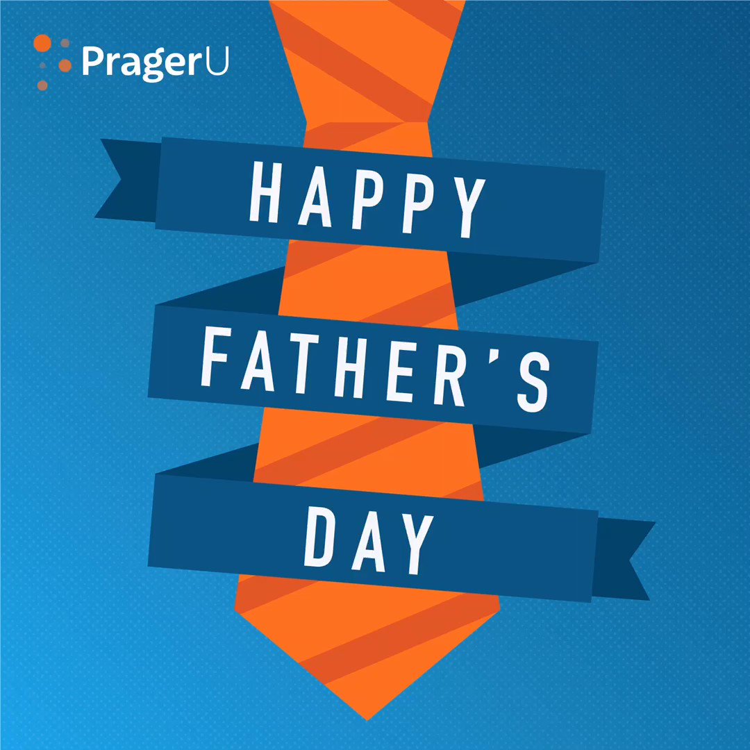 RT prageru: We love you, Dads!
Happy Father's Day. 💙🧡 #pragerforce #prageru #prageruniversity #prager #dennisprager