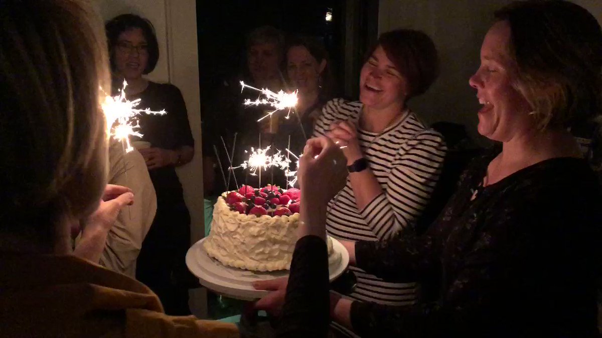 Am glad (but a little disappointed) we persuaded @JDrinjakovic not to put bottle rockets on her cake. https://t.co/FEoAqBawmW