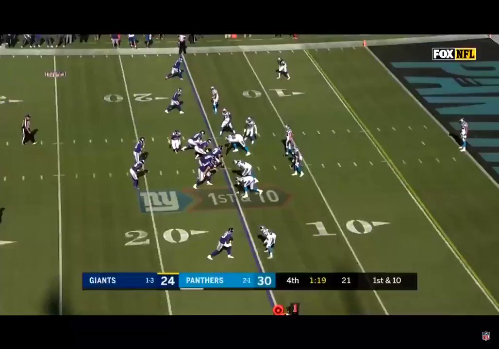 But before that horrible ending to that game, here’s the TD that took the lead. Great block by Ellison that allowed Barkley to score. One of the many times Saquon took flight this year. https://t.co/ge9pTJZen6