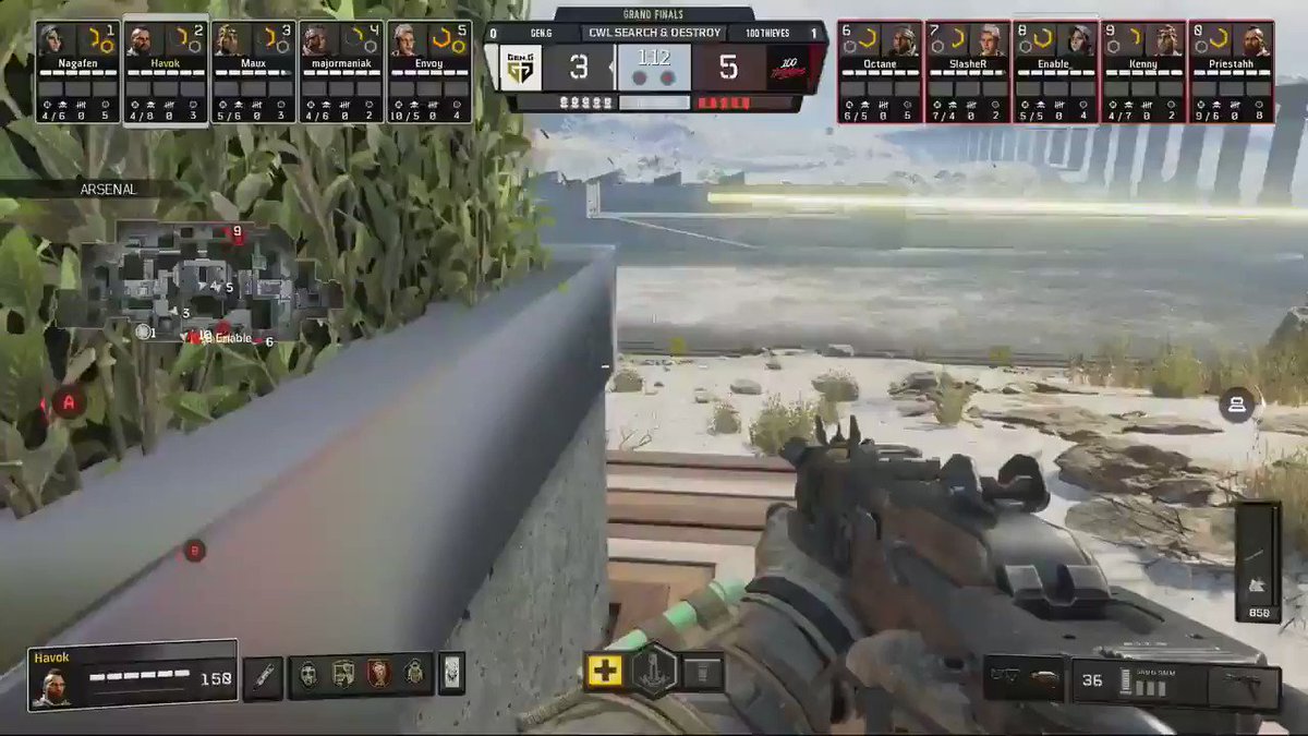 Up 2-0 in the series, @100Thieves take Map Two and are now on the brink of a repeat championship at CWL Anaheim!
#100T | #CWLAnaheim
📺: http://MLG.com/callofduty
