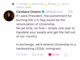 This is blatant! @RealCandaceO should have 10x the likes on this tweet! But here’s why there’s not!!!
This biased censorship is why Candace and I have both joined Parler! Join us!!!