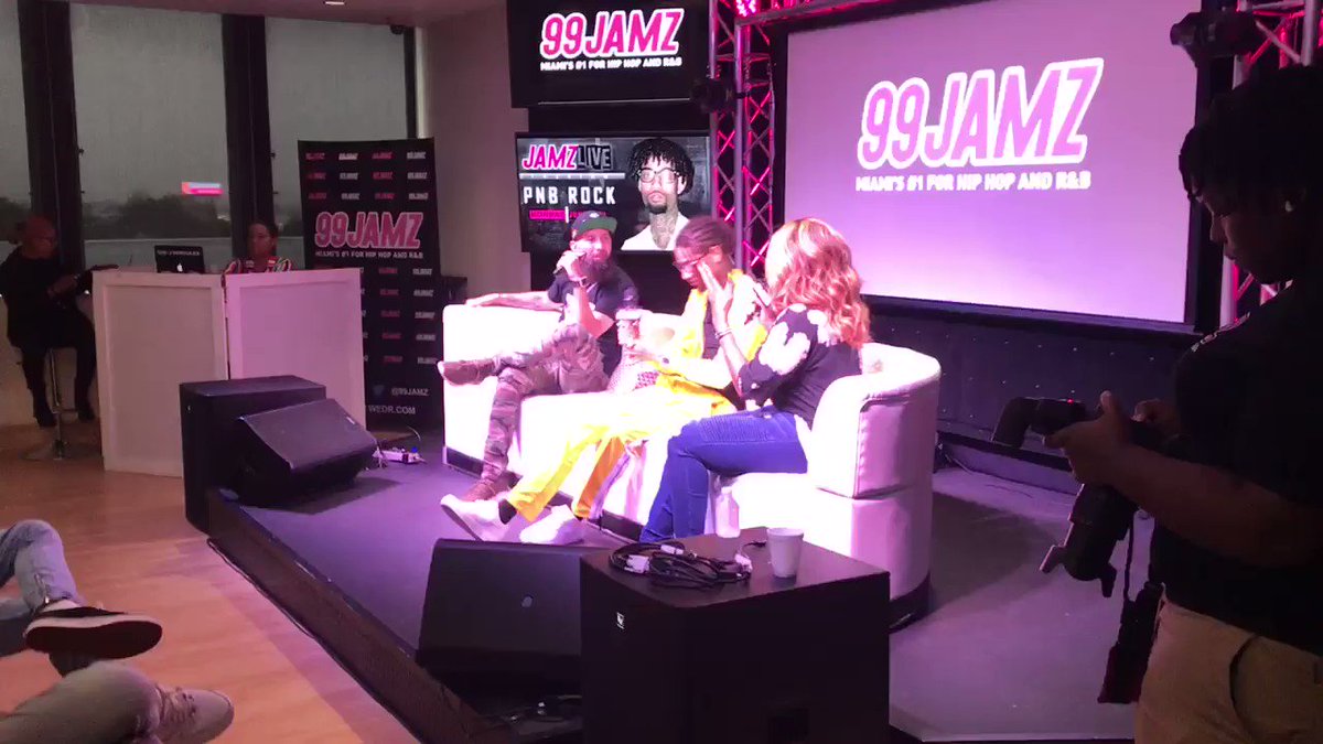 .@pnbrock talks about the roots of his debut album #TrapstarTurntPopstar during #JAMZLIVE w/ @SUPACINDY and @DJEntice!