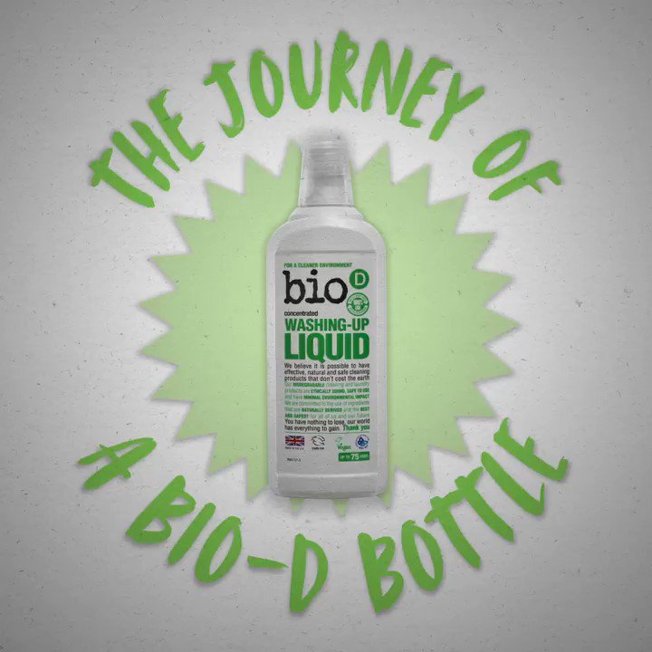 We have partnered up with @thebiodcompany to share you the amazing journey of a Bio-D bottle! How is it made? How is it recycled? How does the journey start and finish? Watch the clip to find out!😃 #Bio-D #BottleJourney