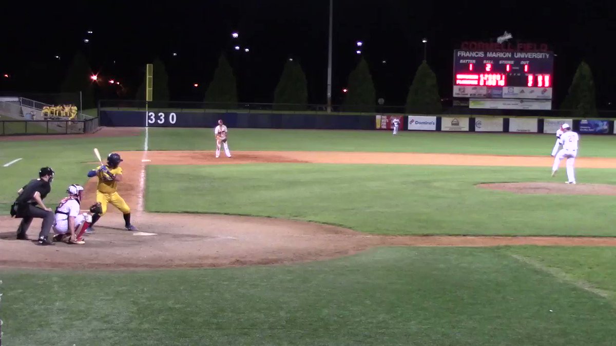 Let's look back at this great diving stop by Reid Hardwick with the throw to JT Weber to complete the out at first from game 2 of last night's doubleheader against Savannah #wolfpack #SCtop10