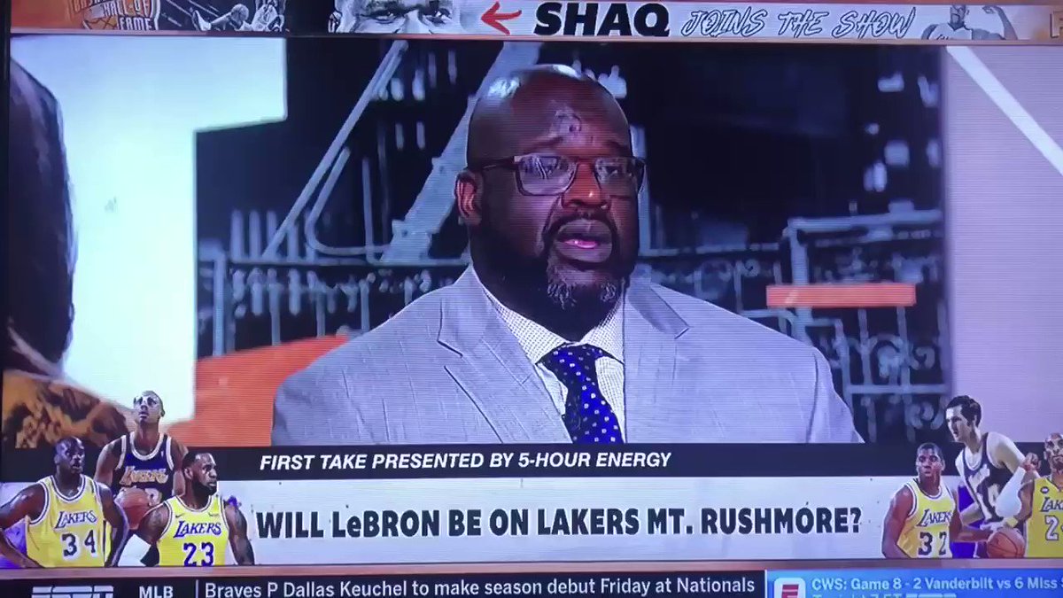 Reaction of @shaq says it all. 😂Some in media trying to come up by talking nonsense. Embarrassing. #NBA