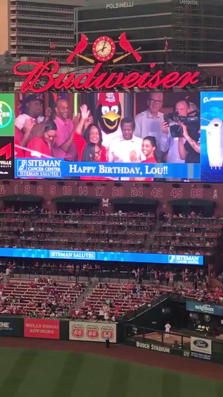 Happy Birthday Lou Brock I m honored to be in attendance OG.   