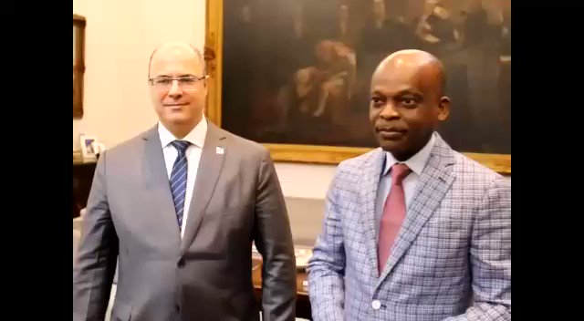 L Etat de #RiodeJaneiro ... et le #Togo ont décidé de signer plusieurs accords bilatéraux . #Trade , #investments , #tourism #technology ...Thanks .. my dear brother @wilsonwitzel #Brasil