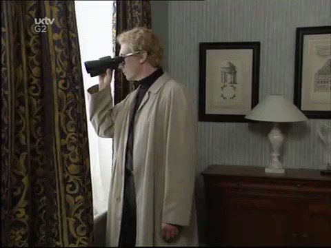 The Harry Enfield Show on Twitter: "Michael Paine, nosey neighbour - a new  pair of binoculars https://t.co/4jtNuDS3GH" / Twitter