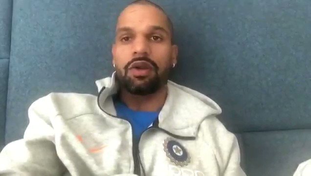 Sad moment for @SDhawan25 #ICCWorldCup2019 #BCCI