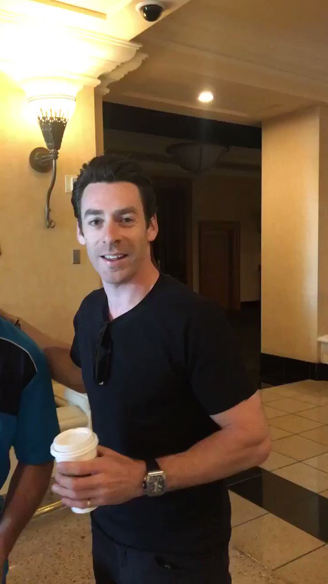 RT tracksmackdawn: RT simonpagenaud: In #LasVegas today to present at the #NHLAwards and some #Indy500 fans found us before dress rehearsal! #indycar