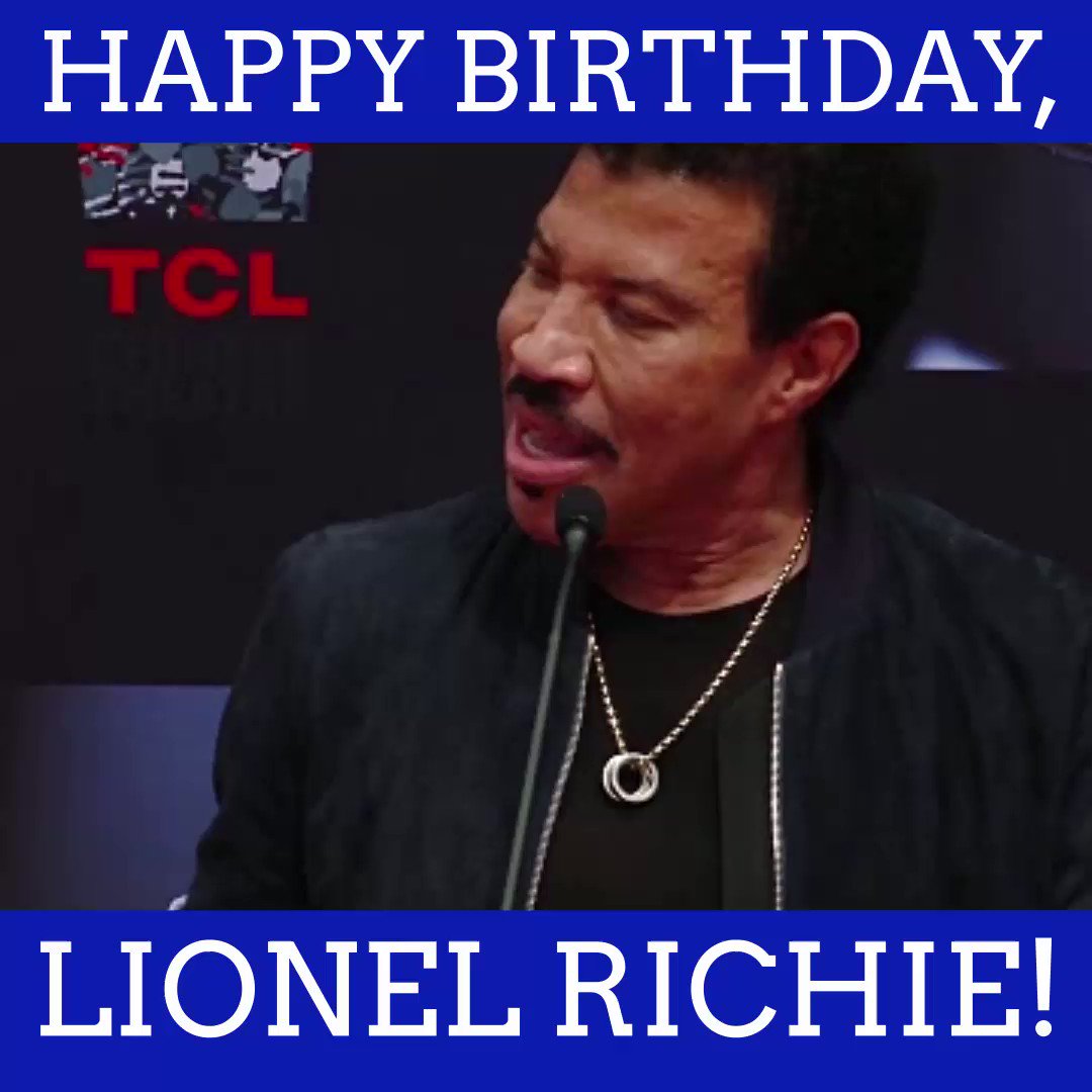 Happy Birthday, Lionel Richie! 

 