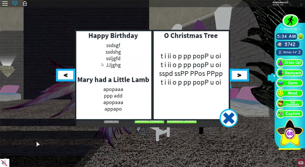 piano songs from royal high in roblox