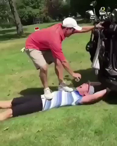This is what i envision when i think about what itβs like to play golf