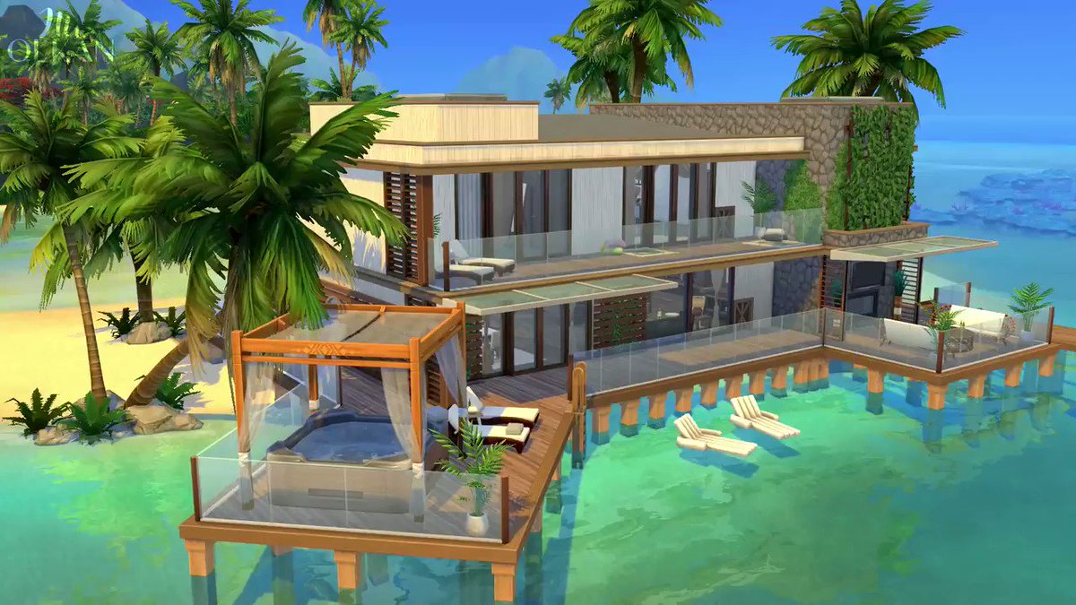 Mr Olkan On Twitter Modern Beach House The Sims