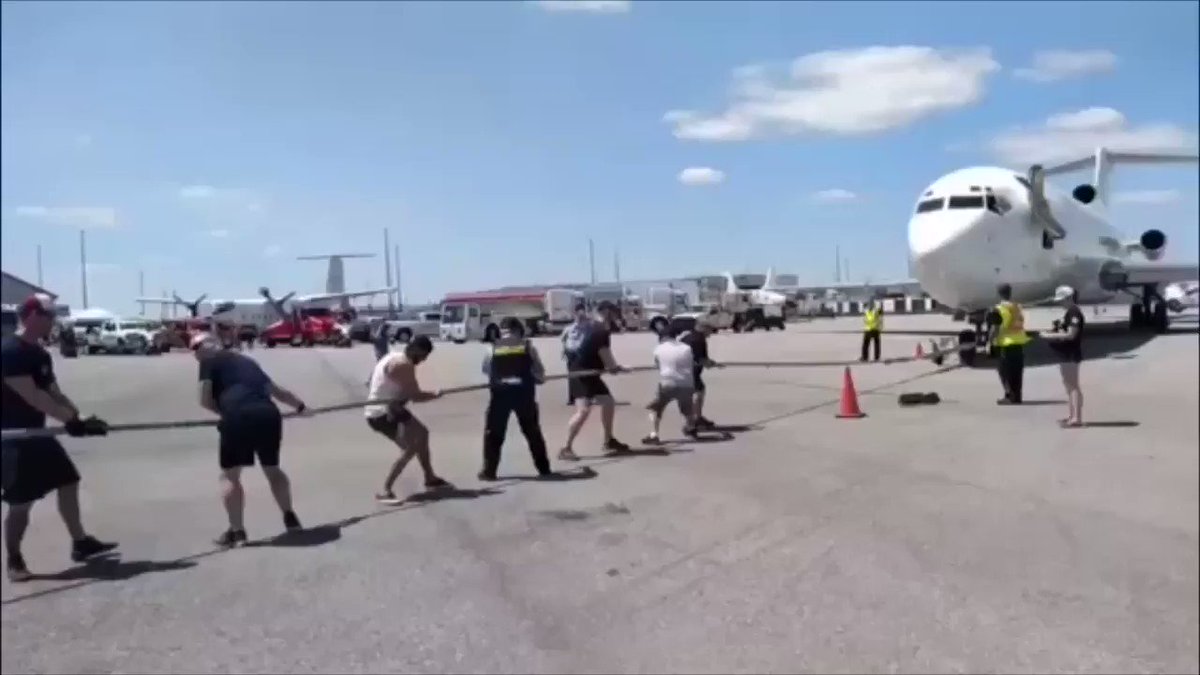 #Congratulations to the #OPP and all the teams that came to @CWHM to raise money for @HamHealthSci #MiraclePlanePull