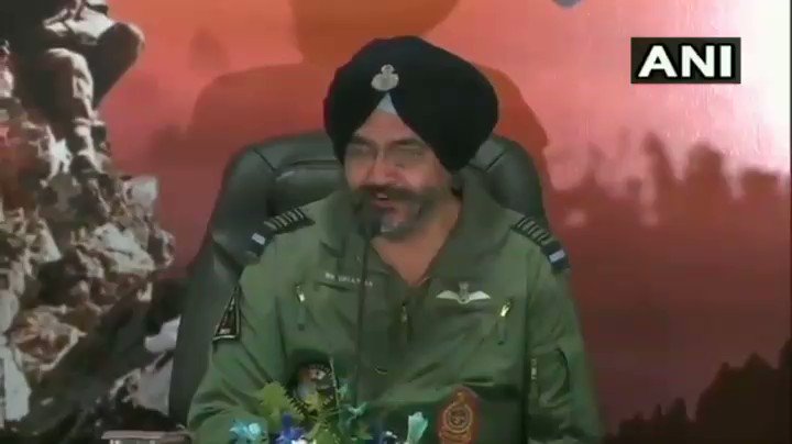 News Flash BS Dhanoa,Indian Air Chief Marshal says,"On Balakot let me tell you,#pakistan didn't come into our airspace.Our objective was to strike terror camps & their's was to target our army bases.We achieved our military objective. None of them crossed the Line of Control."