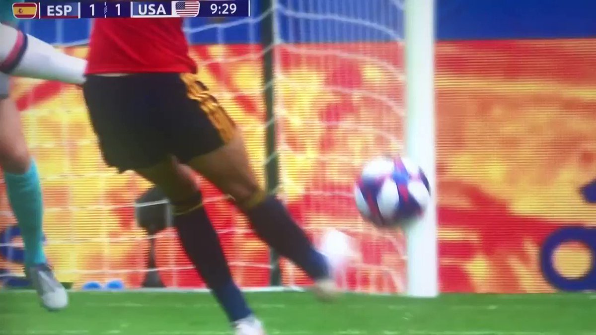 Ruh Row ... first goal #USWNT has given up in #WorldCup2019