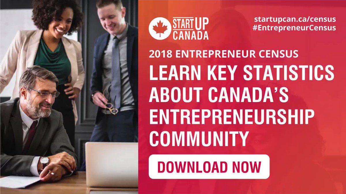 The 2018 Canadian #EntrepreneurCensus Report is now LIVE! Learn key statistics about Canada's #entrepreneurship community today in order to build a better tomorrow. Download the report at http://www.startupcan.ca/census 🇨🇦