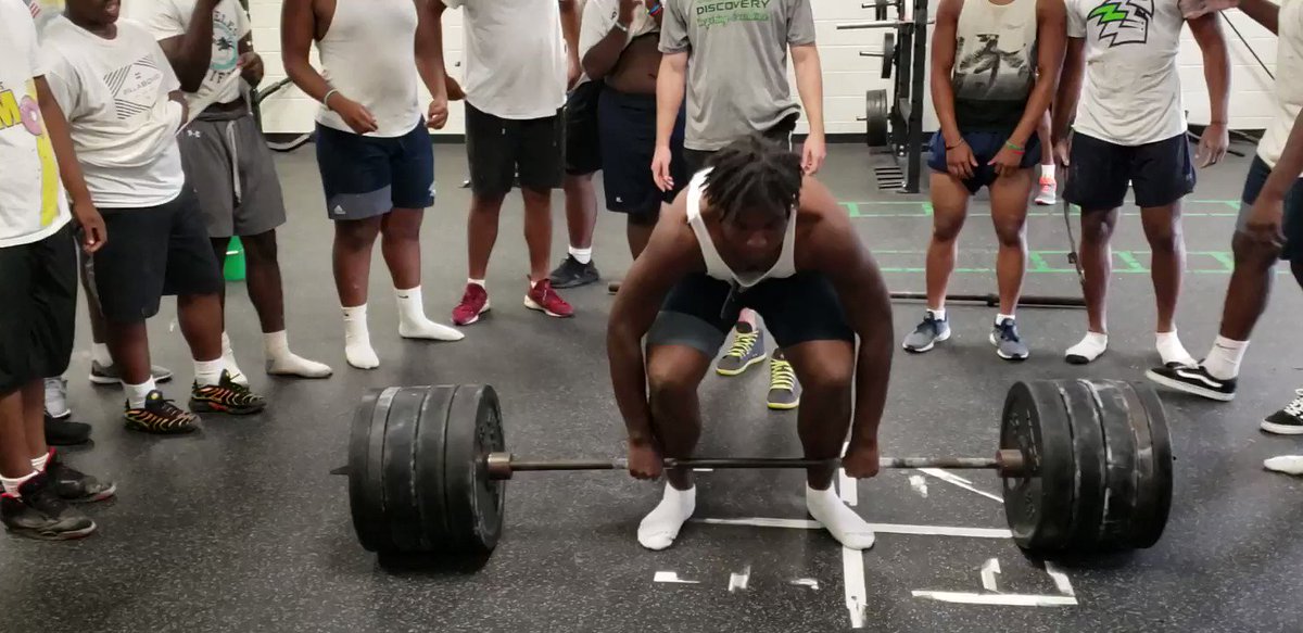 Donovan following Dever pound for pound...Everyone did an awesome job today and hit some heavy weight. Proud of these young men!