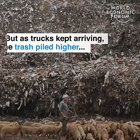 This Ghazipur tarah is mountain cover area size of 40 football pitch.Is 65 meters high and growing 10 meters every year.#India #TajMahal #environnement #pollution #health #SaveEarth
