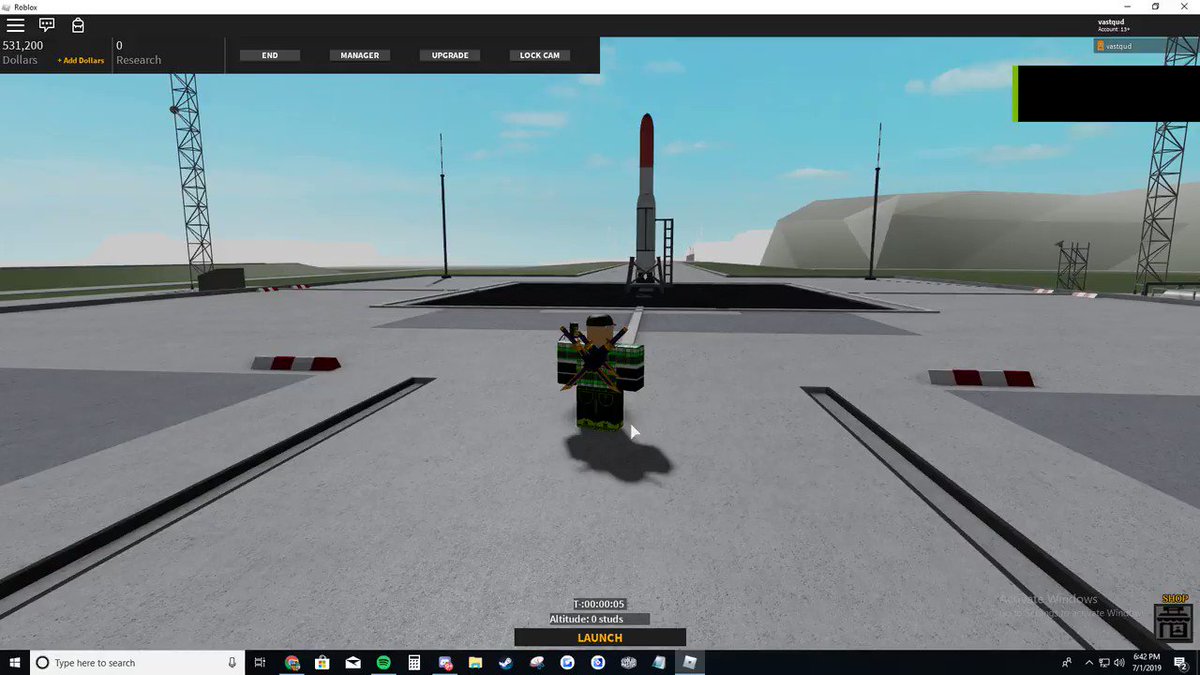 Light Works On Twitter New Launch Ui New Rockets New Launch System Progress Is Looking Good For Rocket Simulator Robloxdev Roblox