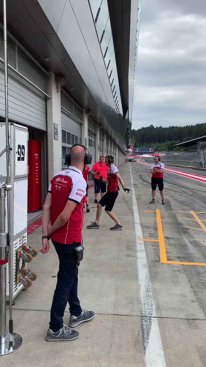 2020 tyre development test with
@pirellisport done for today! ๐ 116 laps completed by @Ericsson_Marcus. @Anto_Giovinazzi will be in the car tomorrow. #Fit4F1 ๐