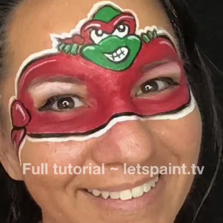 Ninja Turtle Face Paint
