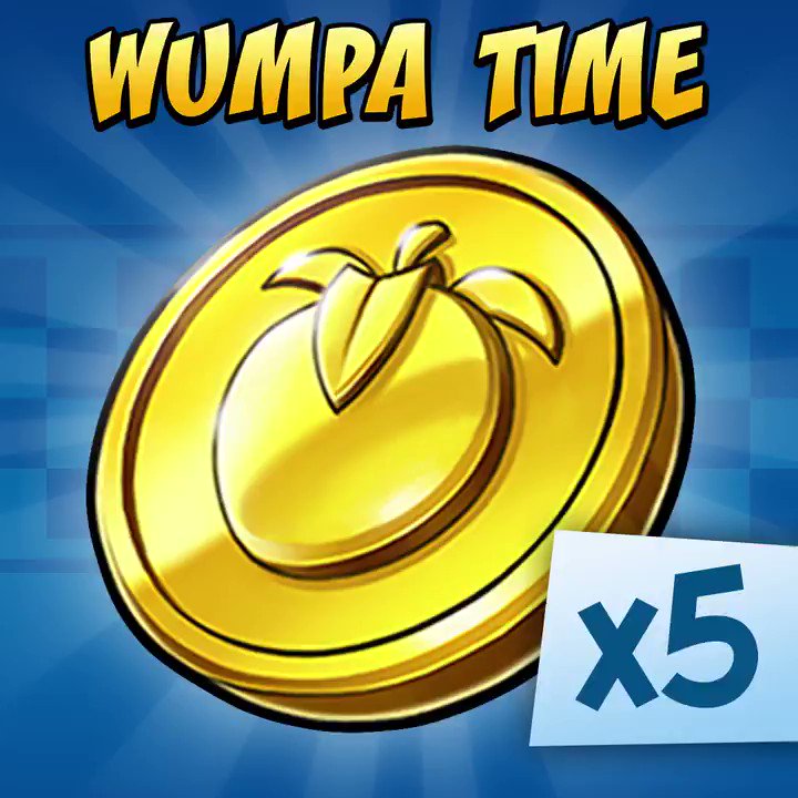 Crash Bandicoot on Twitter: "It's Wump-a-Clock Earn 5x Wumpa Coins the first 30 minutes of racing/battling in the Online Matchmaking mode each day, re-setting at 12:00 AM GMT. Internet Required.