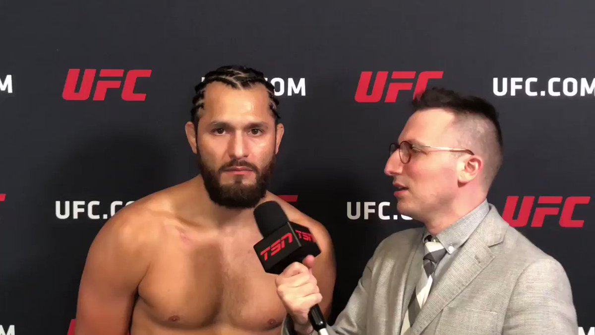 A reaction to a reaction: I showed Jorge Masvidal how @stylebender reacted to his record breaking knockout.
