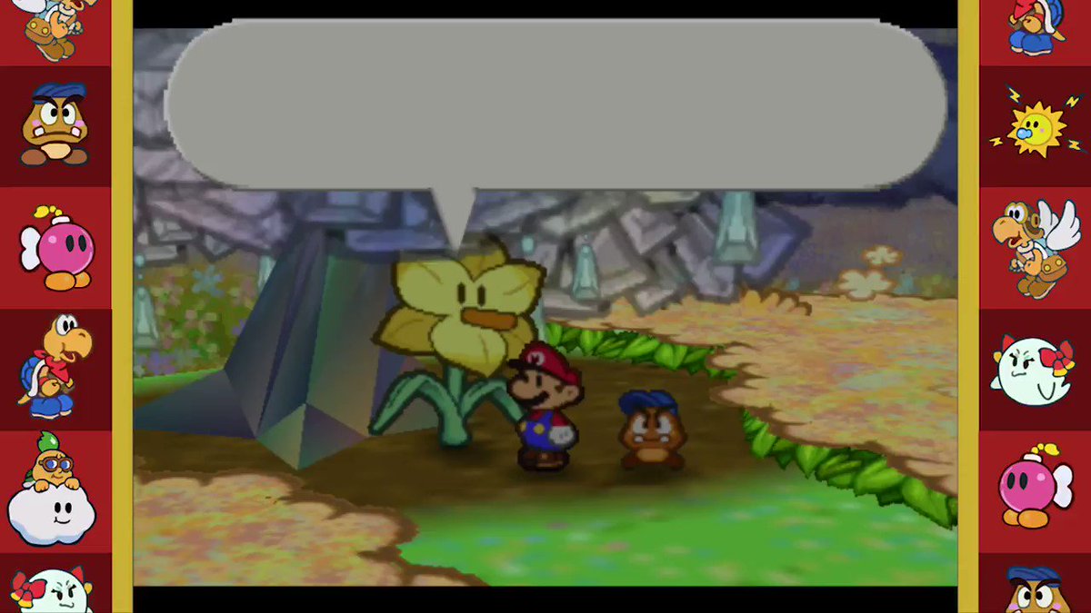 his nose is big shyguys mario peach bowser papermario flower fields paper mario