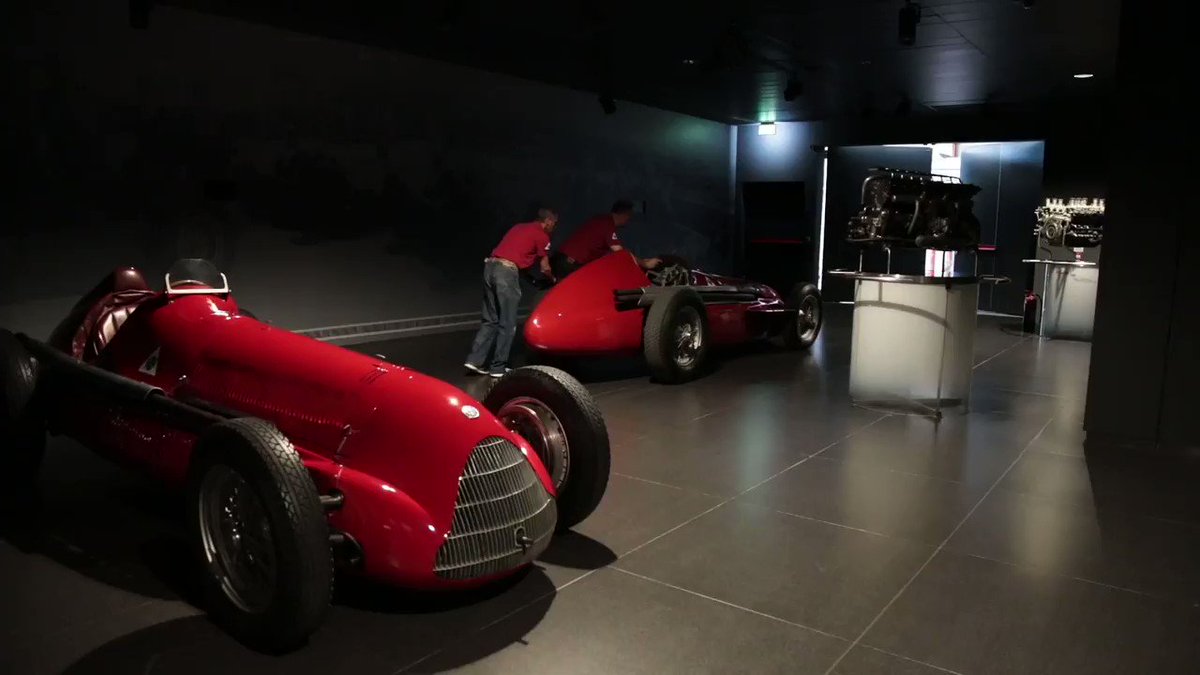 This weekend, under the Alfetta 159's fire-red hood, an old engine is ready to roar. We’re going back to where it all started: on the bumpy roads of the old Northamptonshire circuit, legends will come to life again.. 🚗
#BritishGP Preview👉http://bit.ly/2XIlwAh
#GetCloser