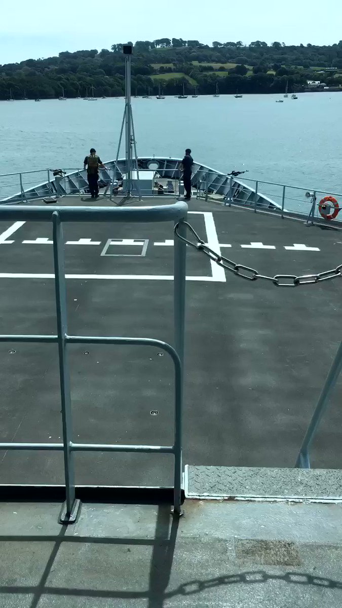 #CaptainsLog entry and exit from @HMNBDevonport is one of the more challenging serials for our trainee #RoyalNavy #navigators. In spite of the #yachts and #boats I think they #nailedit πππβοΈππ’