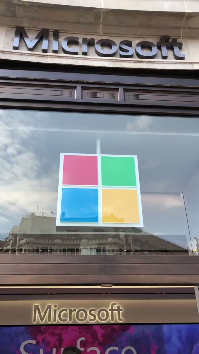 Microsoft Store in London is officially open #MicrosoftLDN