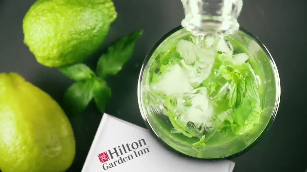 Compli-mint your #NationalMojitoDay ๐ with this refreshing recipe. -Muddle limes, mint and simple syrup in a glass. -Add rum with ice. -Stir well. -Top with soda water.With a splash of #vacationmode
