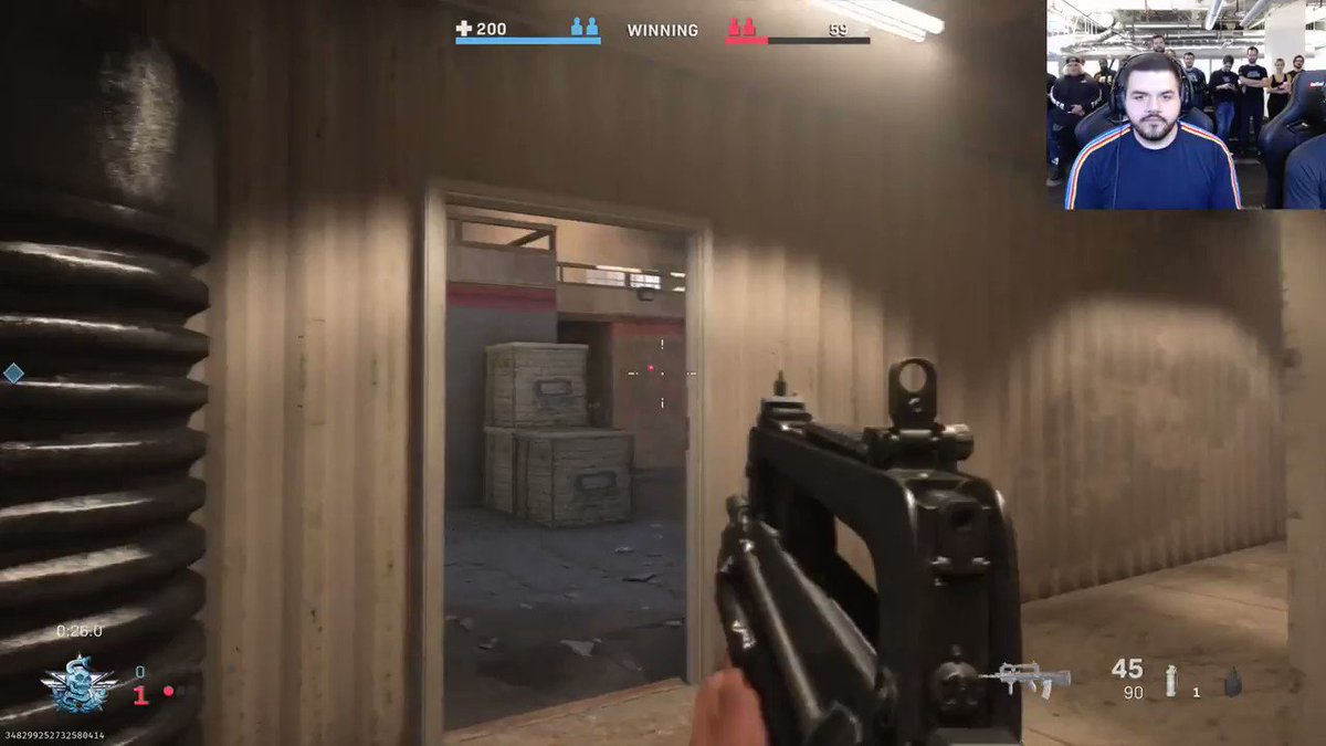Take your first look at the brand new #ModernWarfare title RIGHT NOW on @CouRageJD's stream. Tune in live: https://www.twitch.tv/couragejd