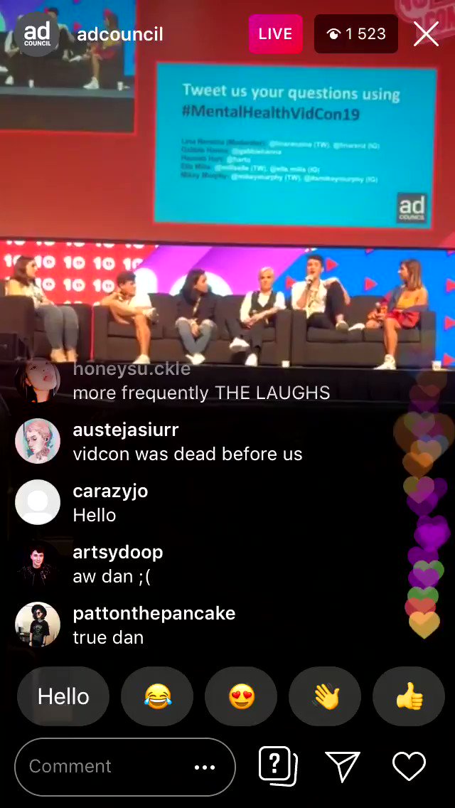 i will make these noises as my ringtone i'm not even kidding #VidCon2019