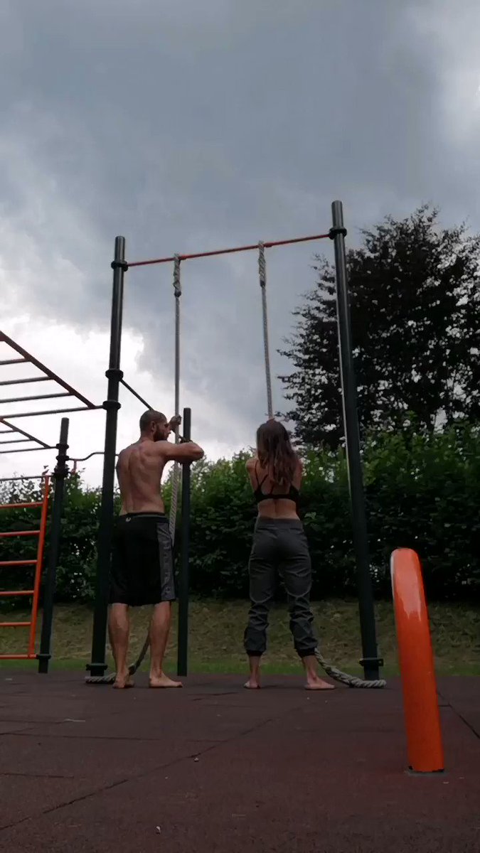 My wife and I raced up the ropes
She wouldn't let me give her an advantage so naturally, I smoked her
BUT damn she is strong
Getting to the top with just your hands is no joke
Men, find yourself a woman who encourages you to pursue your vision and helps you be a better man
