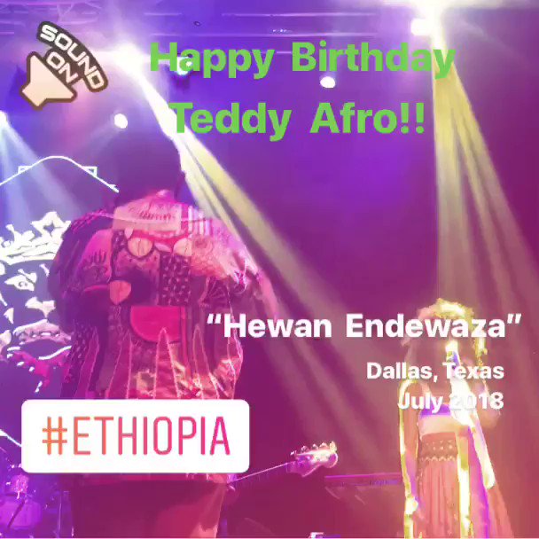 Happy Birthday to Teddy Afro. 