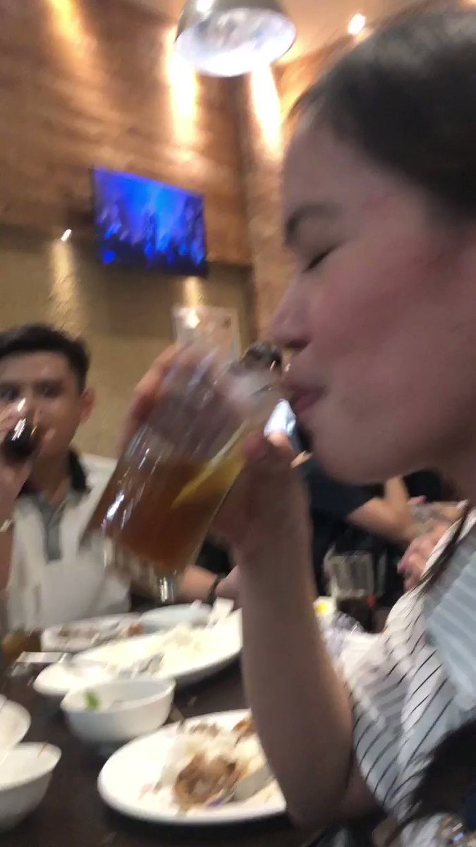My #friend is showing how to drink #longisland w/o hating it. 😁