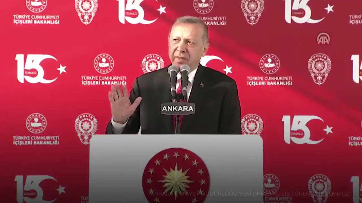 Cumhurbaşkanımız @RTErdogan: Cumhurbaşkanlığı Hükümet Sistemi gibi tarihi nitelikte reformlarla, milli iradenin önündeki engelleri kaldırarak, Türkiye’yi demokrasi liginde zirveye taşımanın mücadelesini veriyoruz. #15TEMMUZDESTANI