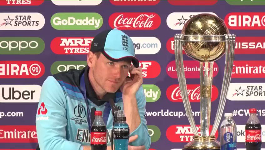 "We had Allah with us" England cricket team captain. #CricketWorldCup19 #CWC19