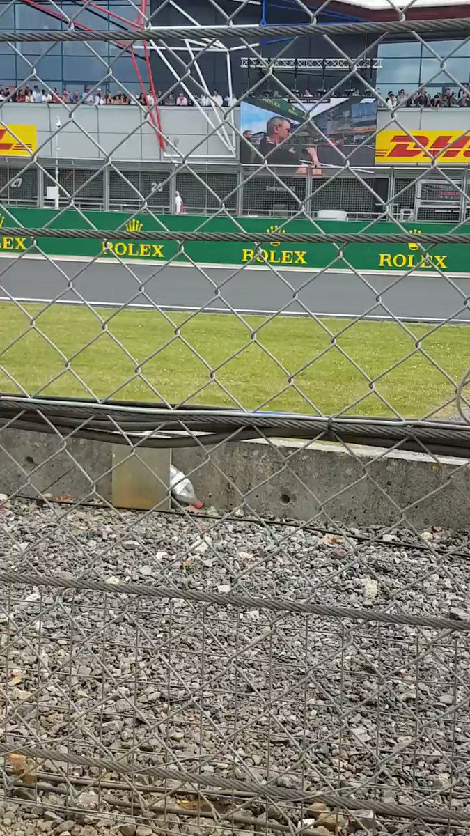 So Exciting had walked track 4 times..saw all angles..chose to be right opposite pits of my hero's @Max33Verstappen @PierreGASLY #PoweredbyHonda 👌🏁😎💕