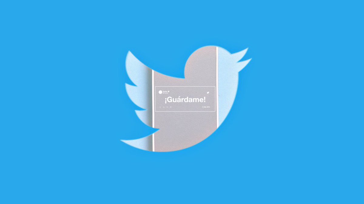 ¿Te encontraste un tweet que te encantó y no quieres que se te pierda? ¿O hay uno que te enseña algo súper útil (como este 😆)? ¡Guárdalo y míralo más tarde! Es súper fácil, mira el video. #ConAyudaDeTwitter