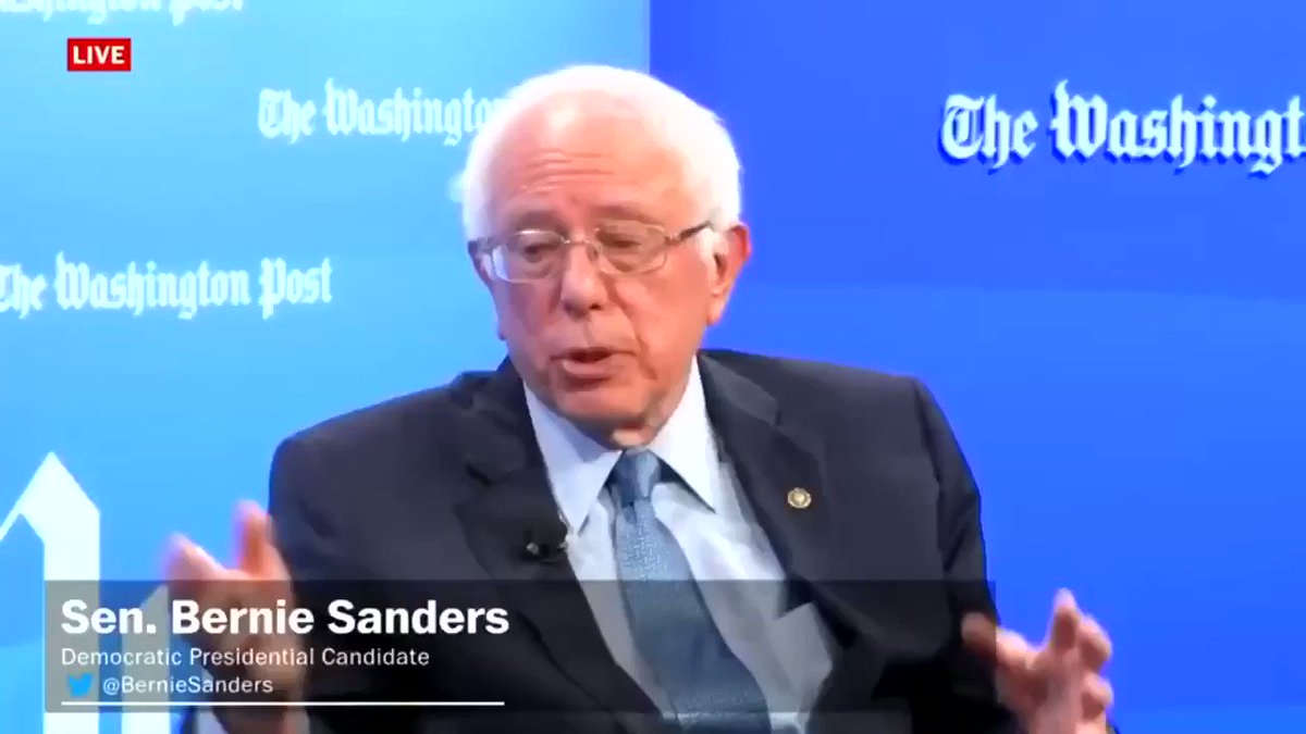 Bernie doesn't have time for your nonsense