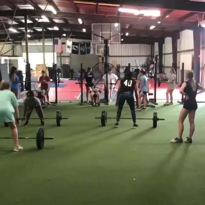 Helena Volleyball and Soccer team working hard this morning. #helenaAL #helenahighsoccer #helenahighvolleyball #training #huskies